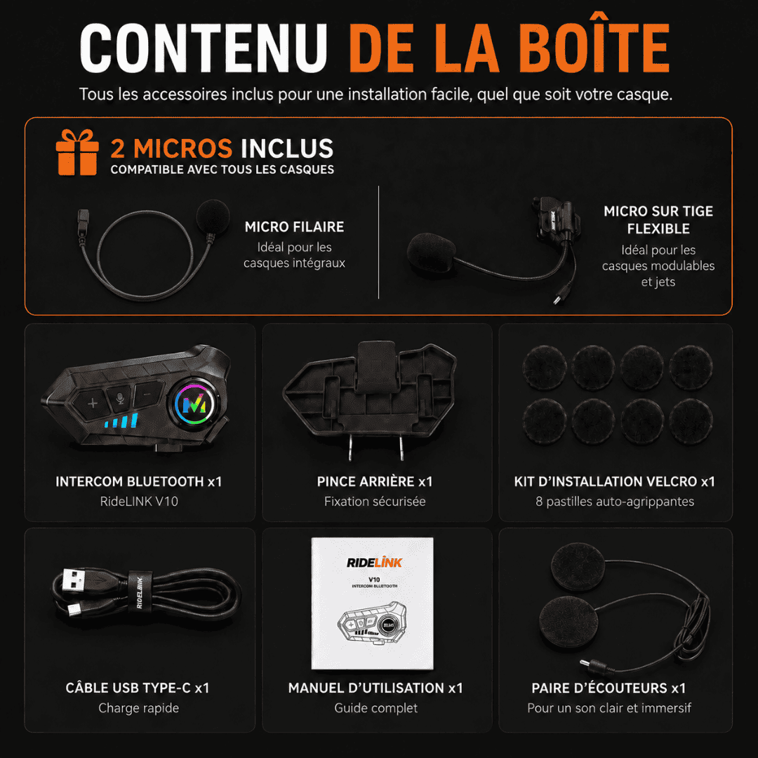 Intercom Bluetooth RideLINK