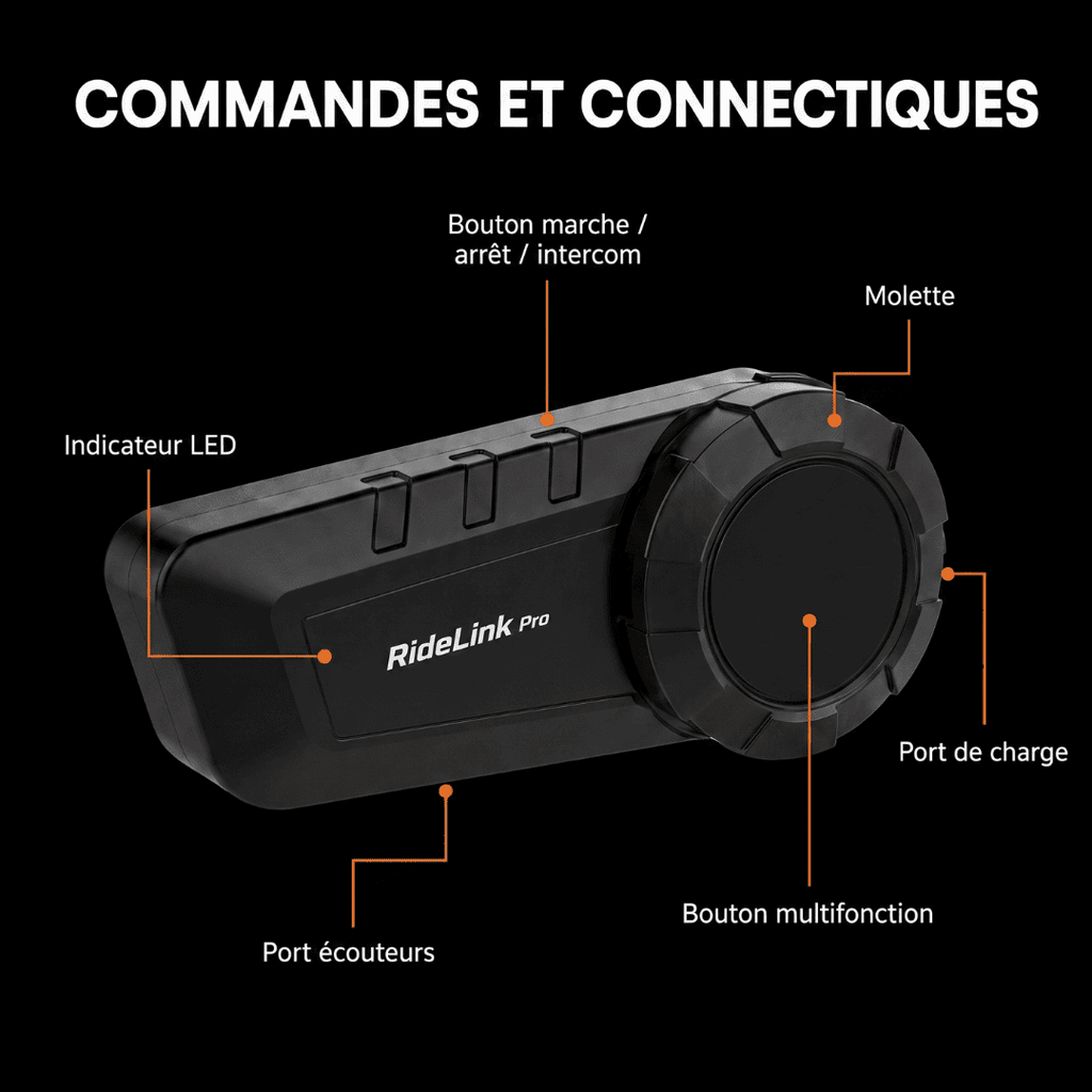 Intercom Bluetooth RideLINK PRO