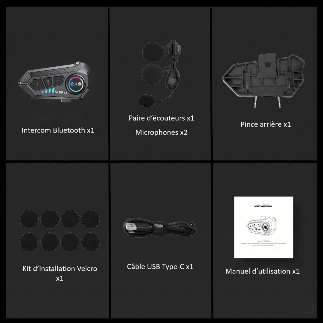 Intercom Bluetooth RideLINK P10