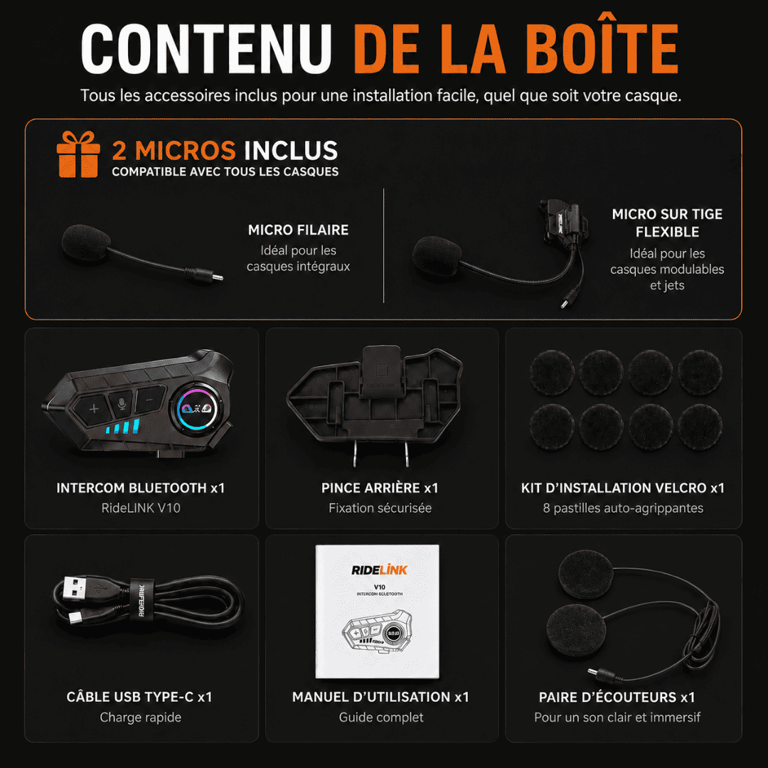 Intercom Bluetooth RideLINK